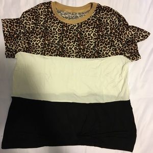 Leopard print top